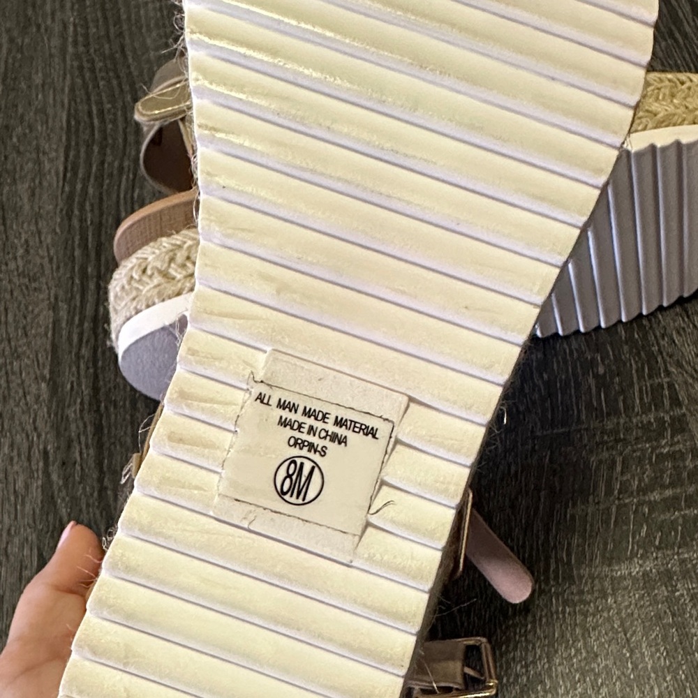 Soda Metallic Espadrille Sandals - Picture 6 of 6